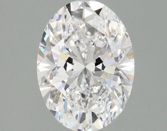 Lab-Grown Oval Diamond - 1.46 Carats, D Color, VS2 Clarity - Certified by IGI - Report Number: LG683517321