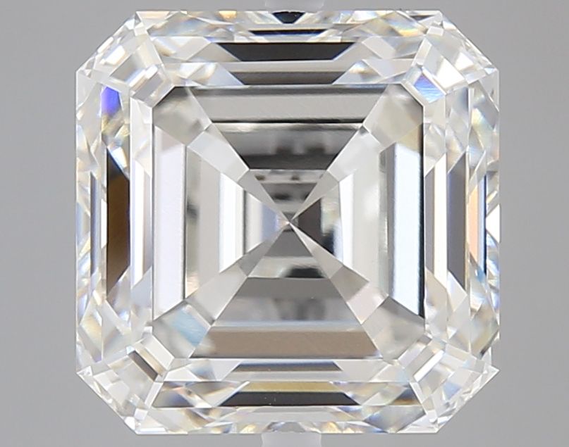 Lab-Grown Asscher Diamond - 6.14 Carats, F Color, VVS2 Clarity - Certified by IGI - Report Number: LG712502866