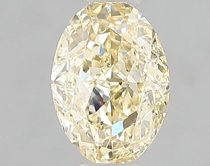 Lab-Grown Oval Diamond - 1.01 Carats, Fancy Yellow Color, VS1 Clarity - Certified by IGI - Report Number: LG662406030