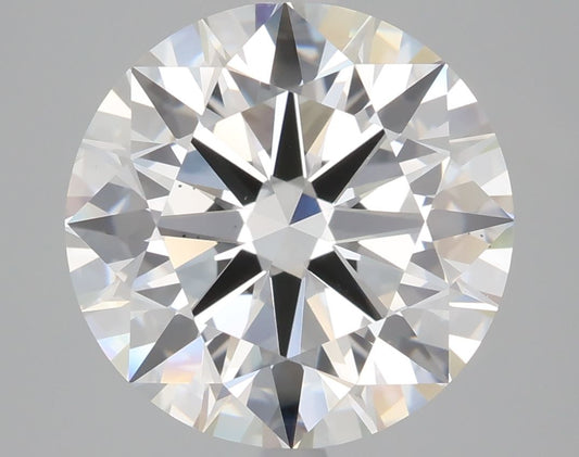 Lab-Grown Round Diamond - 5.0 Carats, F Color, VS2 Clarity - Certified by IGI - Report Number: LG680505440