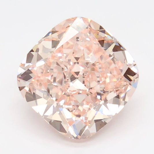Lab-Grown Cushion Diamond - 3.51 Carats, Fancy Intense Pink Color, VS1 Clarity - Certified by IGI - Report Number: LG674515414
