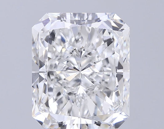 Lab-Grown Radiant Diamond - 6.19 Carats, F Color, VS2 Clarity - Certified by IGI - Report Number: LG681547510