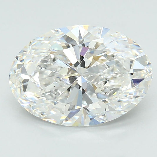 Lab-Grown Oval Diamond - 4.05 Carats, E Color, VS2 Clarity - Certified by IGI - Report Number: LG691503632