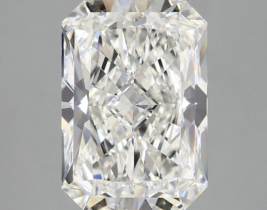 Lab-Grown Radiant Diamond - 2.59 Carats, F Color, VVS2 Clarity - Certified by IGI - Report Number: LG670472688