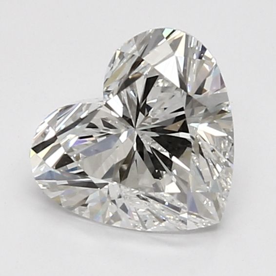 Lab-Grown Heart Diamond - 1.53 Carats, F Color, VVS2 Clarity - Certified by IGI - Report Number: LG606359536