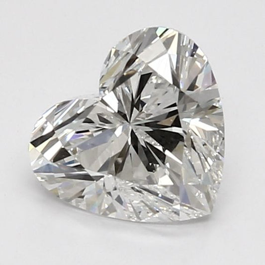 Lab-Grown Heart Diamond - 1.53 Carats, F Color, VVS2 Clarity - Certified by IGI - Report Number: LG606359536