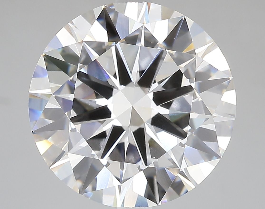 Lab-Grown Round Diamond - 7.01 Carats, E Color, VS1 Clarity - Certified by IGI - Report Number: LG694506835
