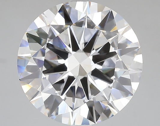 Lab-Grown Round Diamond - 7.01 Carats, E Color, VS1 Clarity - Certified by IGI - Report Number: LG694506835