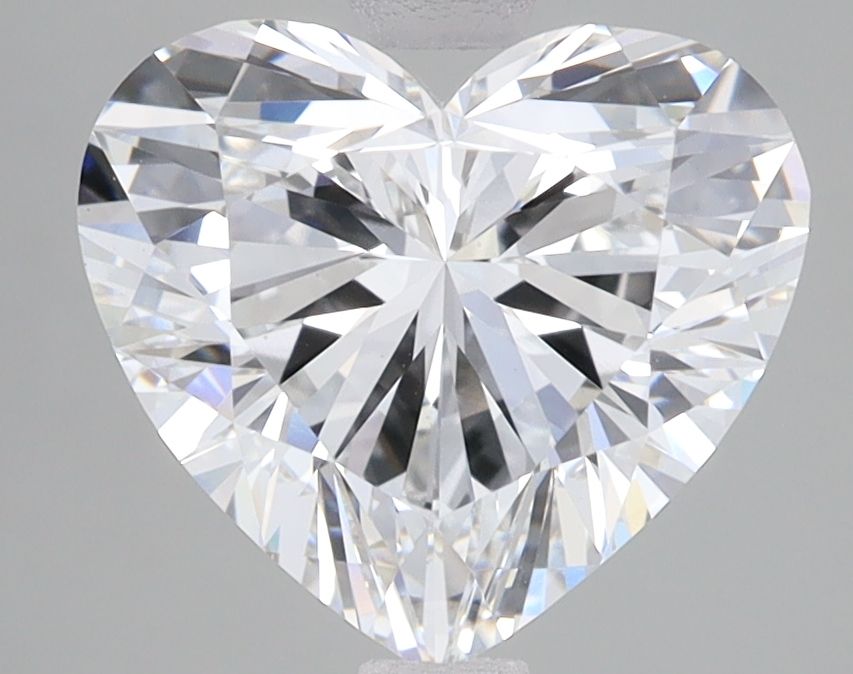 Lab-Grown Heart Diamond - 3.01 Carats, E Color, VVS2 Clarity - Certified by IGI - Report Number: LG645454206