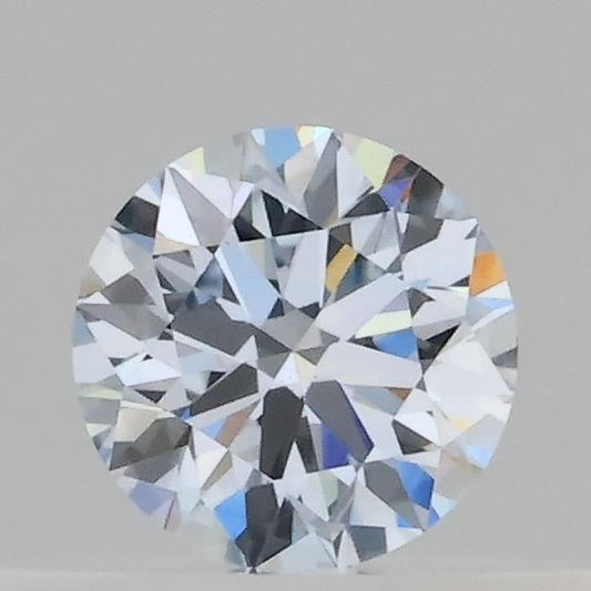 Lab-Grown Round Diamond - 0.26 Carats, Fancy Blue Color, VS2 Clarity - Certified by IGI - Report Number: LG689573713