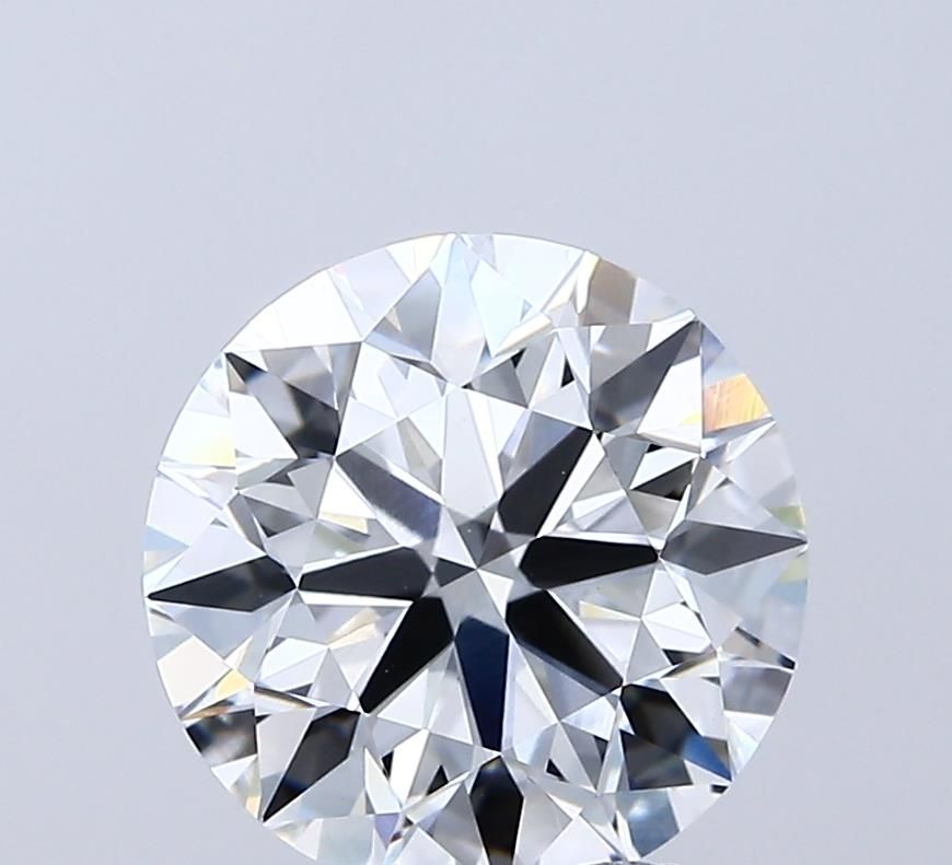 Lab-Grown Round Diamond - 3.01 Carats, F Color, VVS2 Clarity - Certified by IGI - Report Number: LG691530124