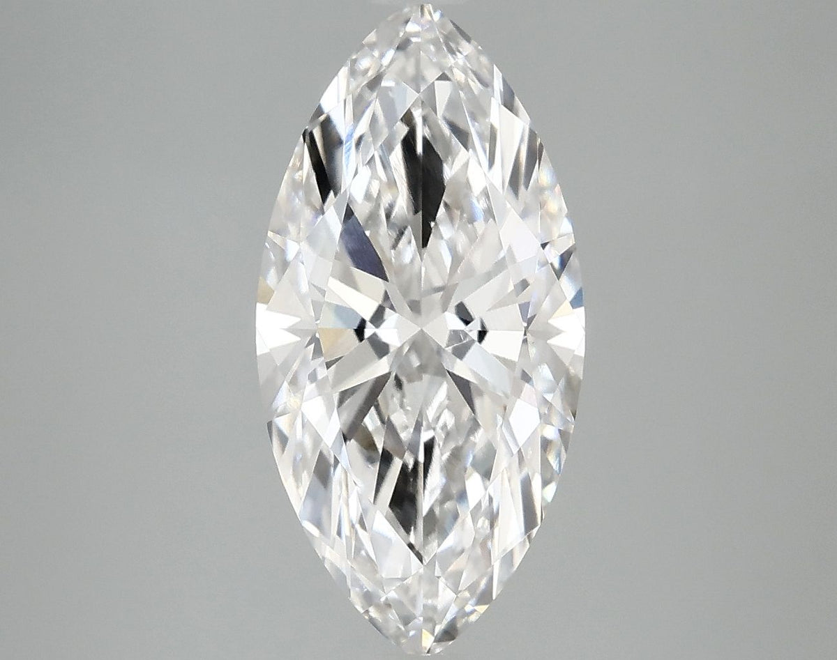 Lab-Grown Marquise Diamond - 2.97 Carats, E Color, VS1 Clarity - Certified by IGI - Report Number: LG707518602