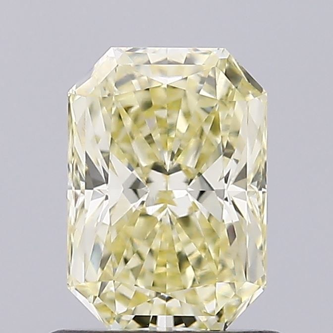 Lab-Grown Radiant Diamond - 1.04 Carats, Fancy Yellow Color, VVS2 Clarity - Certified by IGI - Report Number: LG655448961