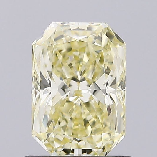Lab-Grown Radiant Diamond - 1.04 Carats, Fancy Yellow Color, VVS2 Clarity - Certified by IGI - Report Number: LG655448961