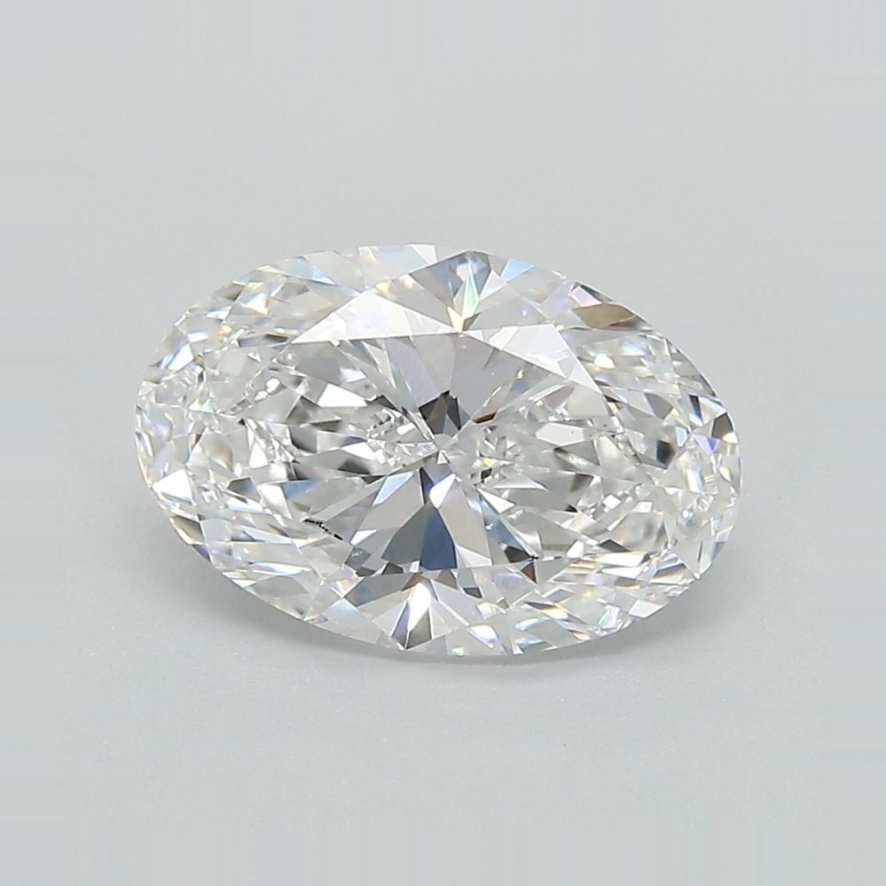 Lab-Grown Oval Diamond - 2.58 Carats, E Color, VVS2 Clarity - Certified by IGI - Report Number: LG687591432
