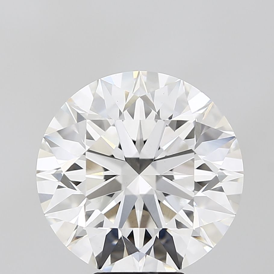Lab-Grown Round Diamond - 7.02 Carats, F Color, VS1 Clarity - Certified by IGI - Report Number: LG681589661