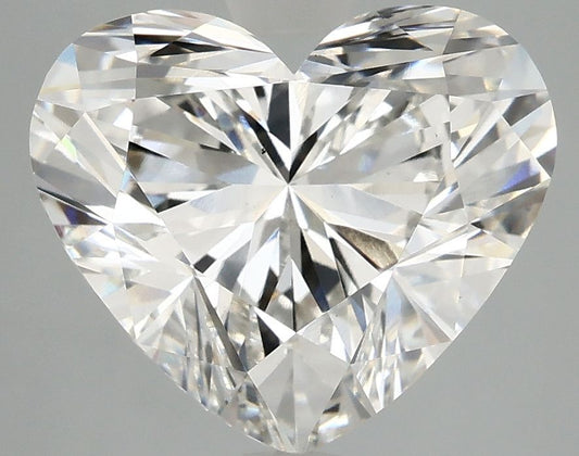 Lab-Grown Heart Diamond - 5.0 Carats, F Color, VS2 Clarity - Certified by IGI - Report Number: LG706557413