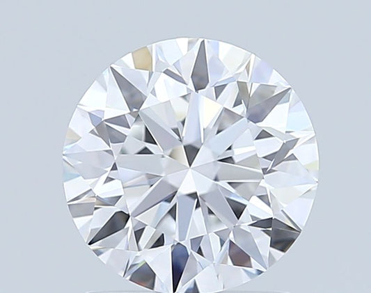 Lab-Grown Round Diamond - 1.47 Carats, D Color, VVS2 Clarity - Certified by IGI - Report Number: LG688512346