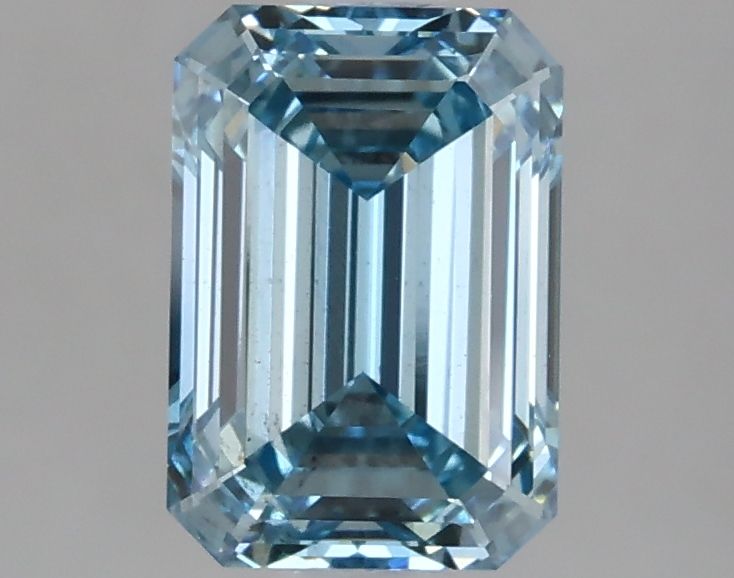 Lab-Grown Emerald Diamond - 1.95 Carats, Fancy Intense Blue Color, VS2 Clarity - Certified by IGI - Report Number: LG632446662