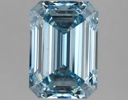 Lab-Grown Emerald Diamond - 1.95 Carats, Fancy Intense Blue Color, VS2 Clarity - Certified by IGI - Report Number: LG632446662