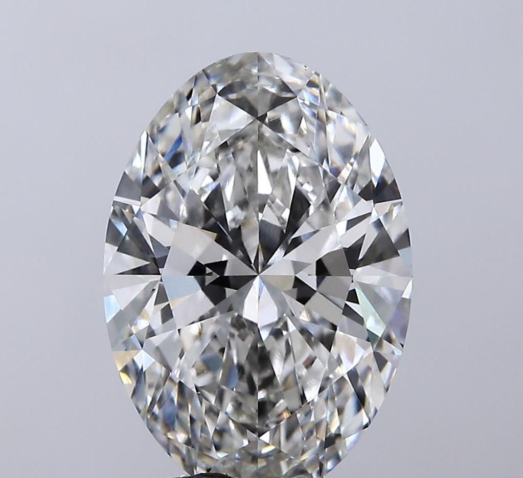 Lab-Grown Oval Diamond - 4.01 Carats, F Color, VVS2 Clarity - Certified by IGI - Report Number: LG715589187