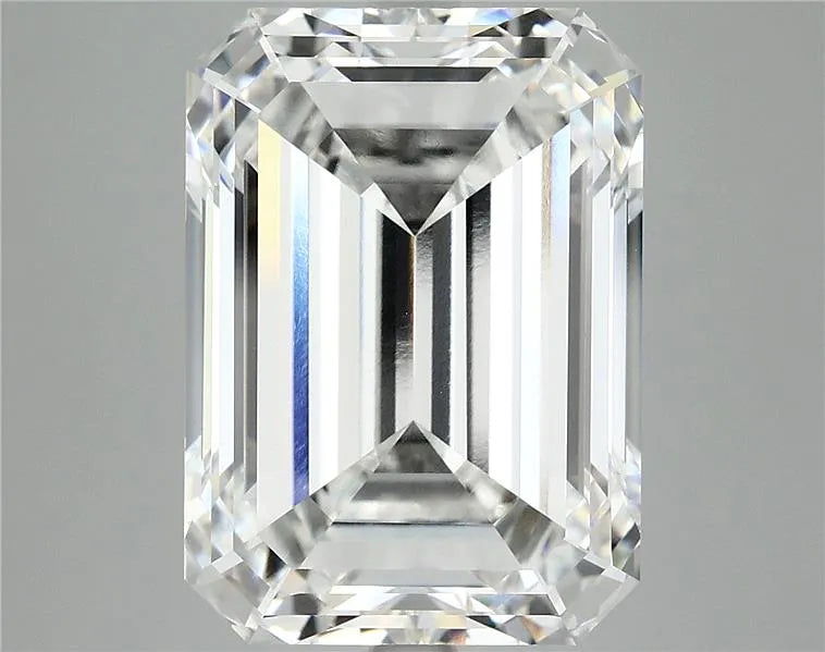 11,11 ct Smaragd, im Labor gezüchteter Diamant (Farbe F, Reinheit VVS2, IGI-zertifiziert)