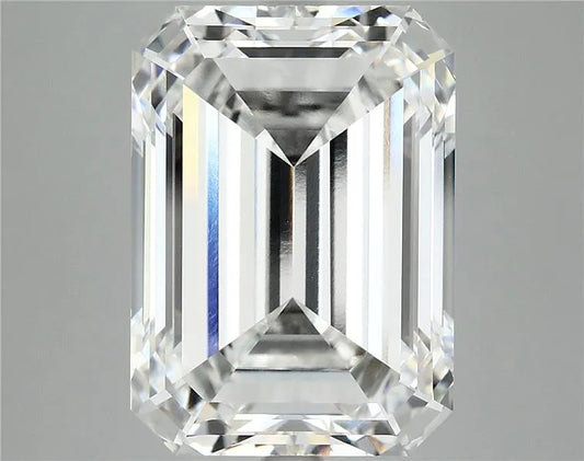 Diamant émeraude de 11,11 ct (couleur F, pureté VVS2, certifié IGI)