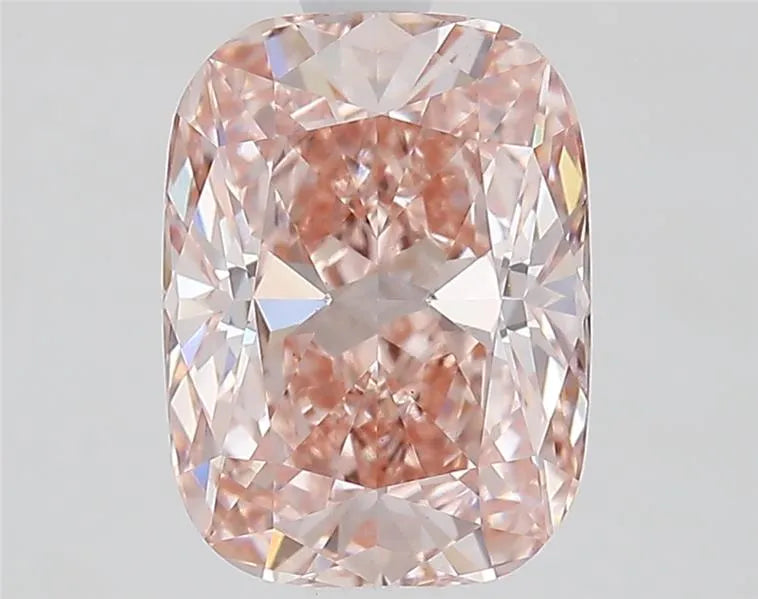 2.12ct Cushion brilliant Lab Grown Diamond (Colour Fancy Intense Pink, Clarity VVS2, IGI Certified)