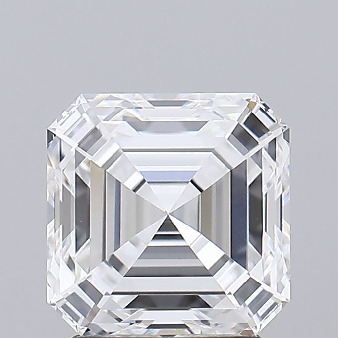 Lab-Grown Asscher Diamond - 2.52 Carats, D Color, VVS2 Clarity - Certified by GIA - Report Number: 6522421014