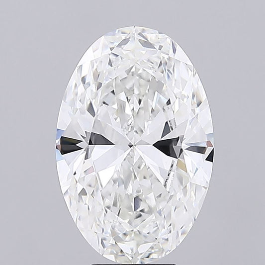 Lab-Grown Oval Diamond - 6.02 Carats, F Color, VVS2 Clarity - Certified by IGI - Report Number: LG692540626