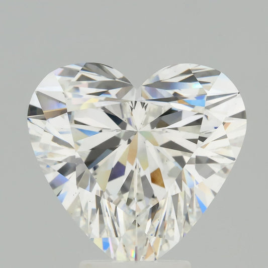 Lab-Grown Heart Diamond - 5.04 Carats, F Color, VS1 Clarity - Certified by IGI - Report Number: LG681594765