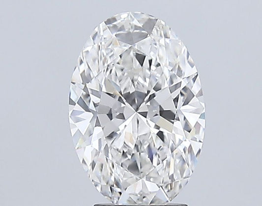 Lab-Grown Oval Diamond - 3.53 Carats, E Color, VS1 Clarity - Certified by IGI - Report Number: LG685558129