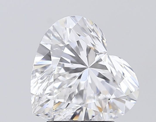 Lab-Grown Heart Diamond - 3.06 Carats, E Color, VS2 Clarity - Certified by IGI - Report Number: LG694561951