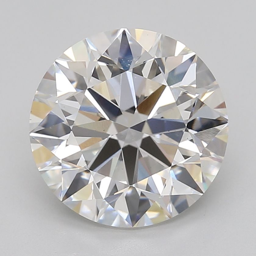 Lab-Grown Round Diamond - 7.07 Carats, F Color, VS1 Clarity - Certified by IGI - Report Number: LG689507578