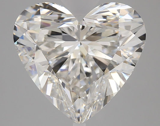 Lab-Grown Heart Diamond - 6.0 Carats, F Color, VS1 Clarity - Certified by IGI - Report Number: LG713548412