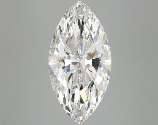 Lab-Grown Marquise Diamond - 4.6 Carats, F Color, VS1 Clarity - Certified by IGI - Report Number: LG688514679
