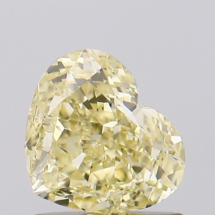 Lab-Grown Heart Diamond - 1.03 Carats, Fancy Intense Yellow Color, VS1 Clarity - Certified by IGI - Report Number: LG628436276