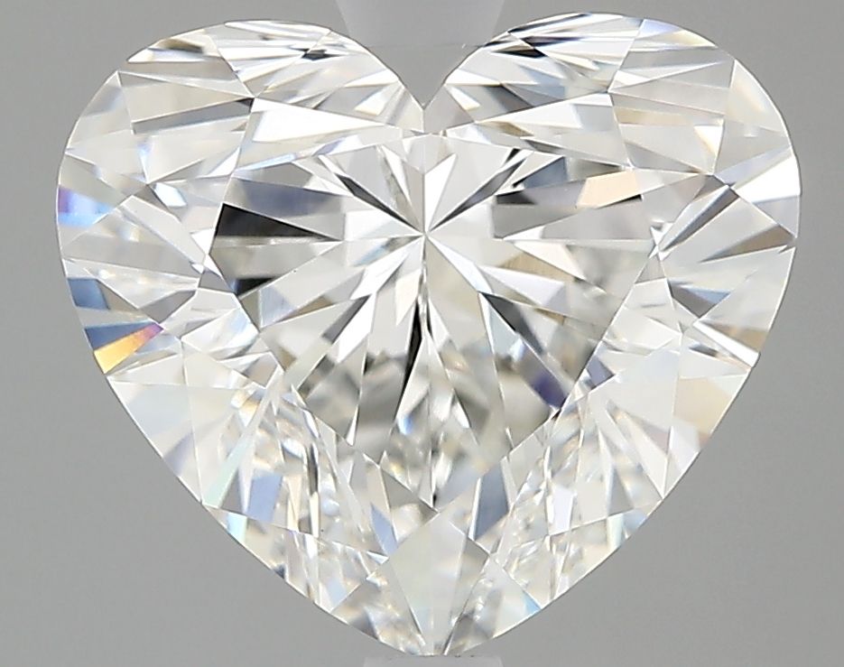 Lab-Grown Heart Diamond - 3.54 Carats, F Color, VVS2 Clarity - Certified by IGI - Report Number: LG702506131