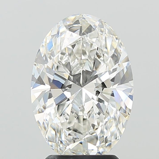 Lab-Grown Oval Diamond - 3.07 Carats, F Color, VVS2 Clarity - Certified by IGI - Report Number: LG677542781