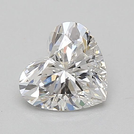 Lab-Grown Heart Diamond - 0.96 Carats, D Color, VVS2 Clarity - Certified by IGI - Report Number: LG702580673