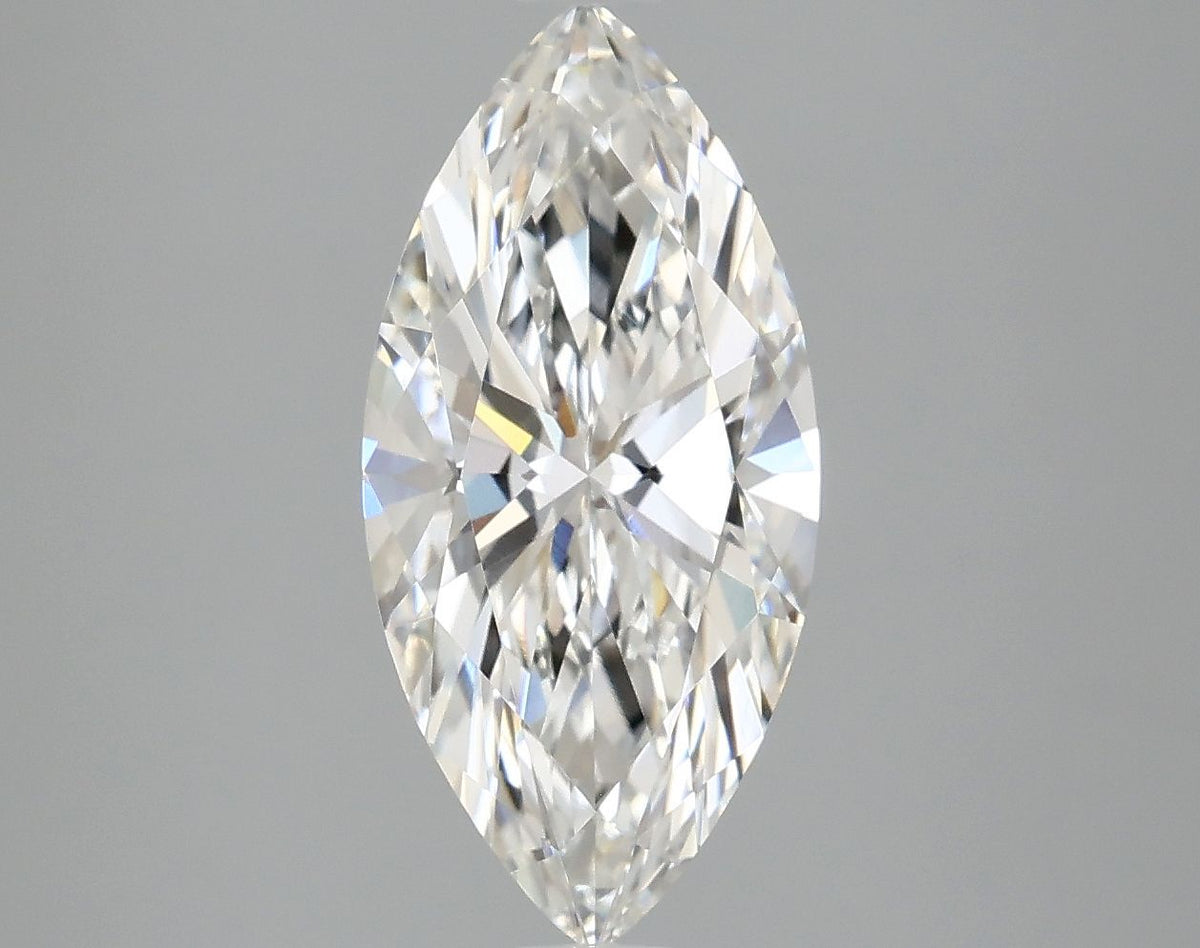 Lab-Grown Marquise Diamond - 2.56 Carats, F Color, VVS2 Clarity - Certified by IGI - Report Number: LG670481420
