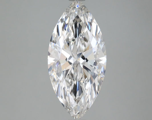 Lab-Grown Marquise Diamond - 3.02 Carats, F Color, VVS2 Clarity - Certified by IGI - Report Number: LG666415857