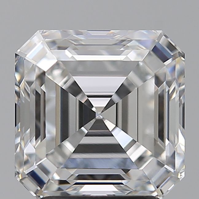 Lab-Grown Asscher Diamond - 3.09 Carats, E Color, VVS2 Clarity - Certified by GIA - Report Number: 1518638337