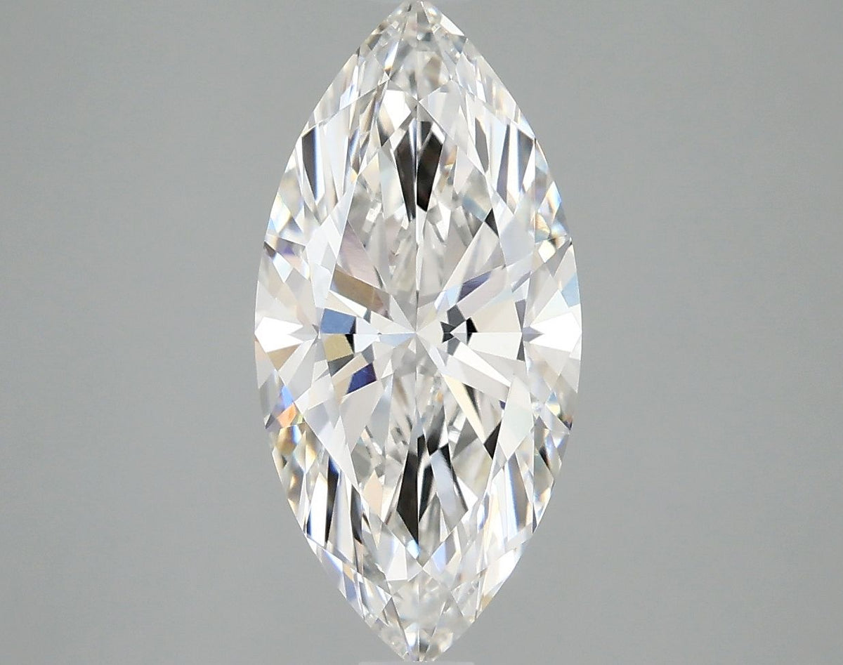 Lab-Grown Marquise Diamond - 2.58 Carats, F Color, VVS1 Clarity - Certified by IGI - Report Number: LG671495305