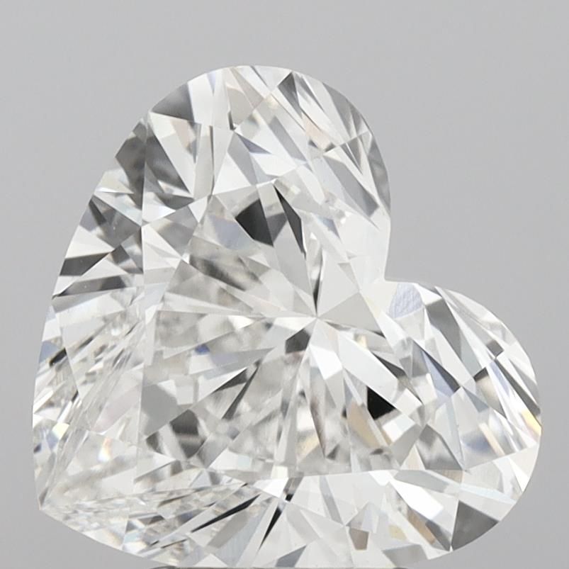 Lab-Grown Heart Diamond - 3.51 Carats, F Color, VS1 Clarity - Certified by IGI - Report Number: LG702522153