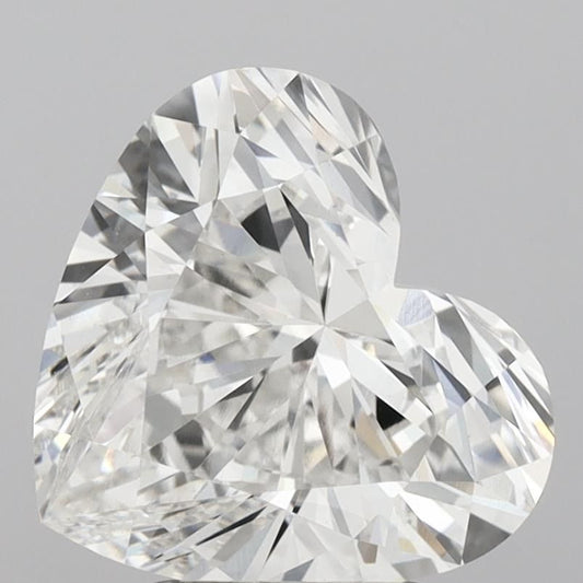 Lab-Grown Heart Diamond - 3.51 Carats, F Color, VS1 Clarity - Certified by IGI - Report Number: LG702522153