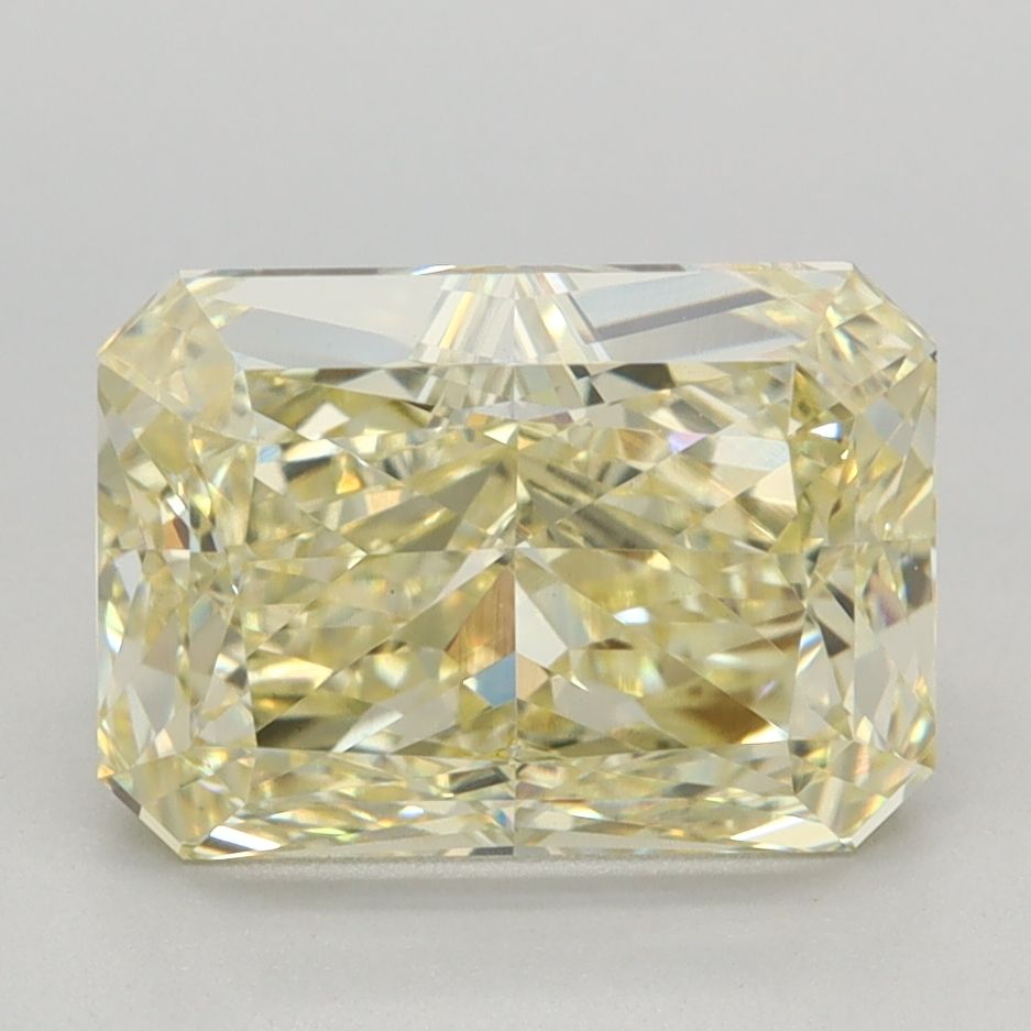 Lab-Grown Radiant Diamond - 2.58 Carats, Fancy Intense Yellow Color, VVS2 Clarity - Certified by IGI - Report Number: LG668448349