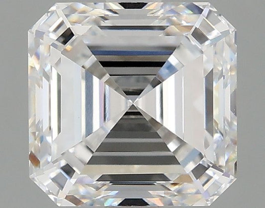 Lab-Grown Asscher Diamond - 2.53 Carats, D Color, VVS2 Clarity - Certified by IGI - Report Number: LG673427362