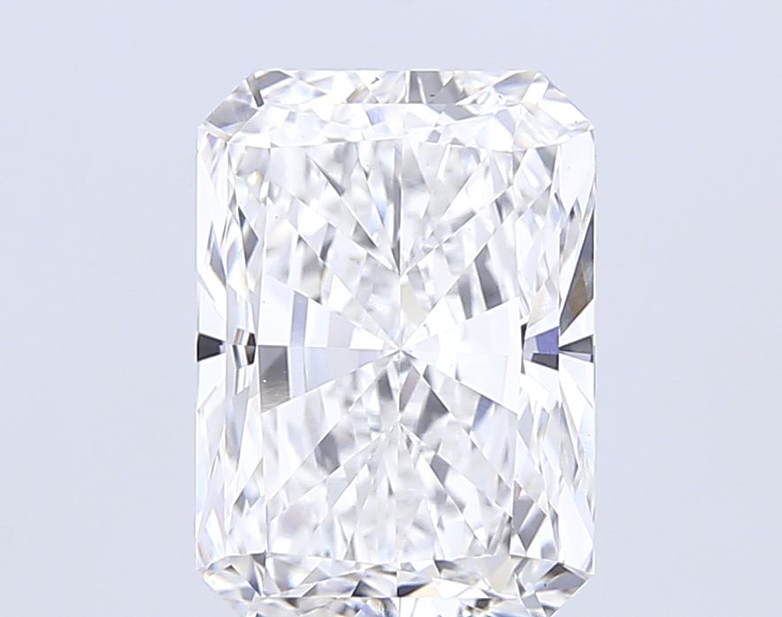 Lab-Grown Radiant Diamond - 8.03 Carats, F Color, VVS2 Clarity - Certified by IGI - Report Number: LG670487530