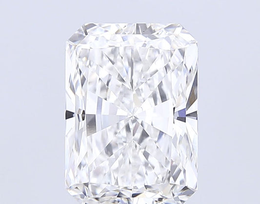 Lab-Grown Radiant Diamond - 8.03 Carats, F Color, VVS2 Clarity - Certified by IGI - Report Number: LG670487530